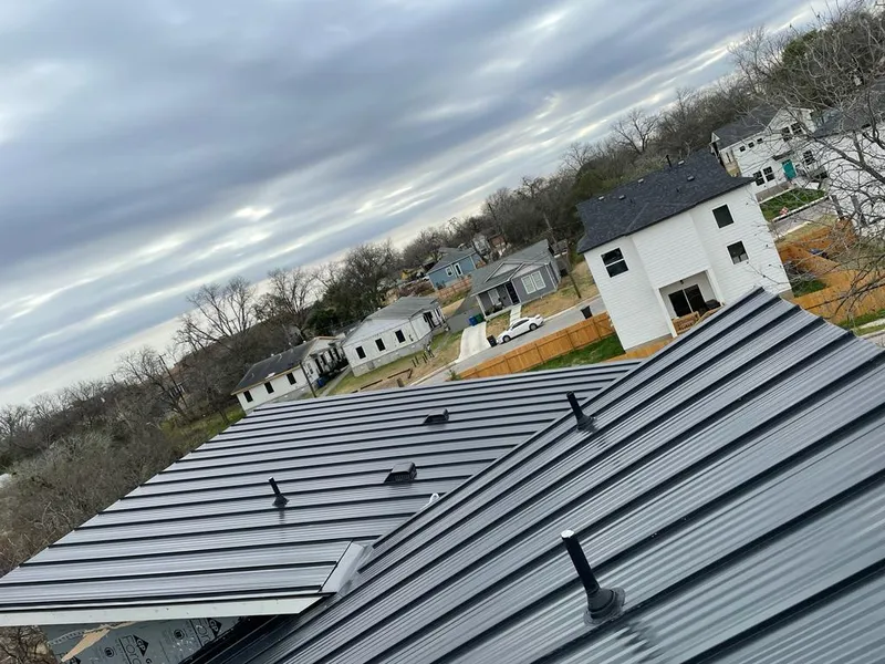 Standing seam metal roof panels with vents for Skylight Repair in West Manheim